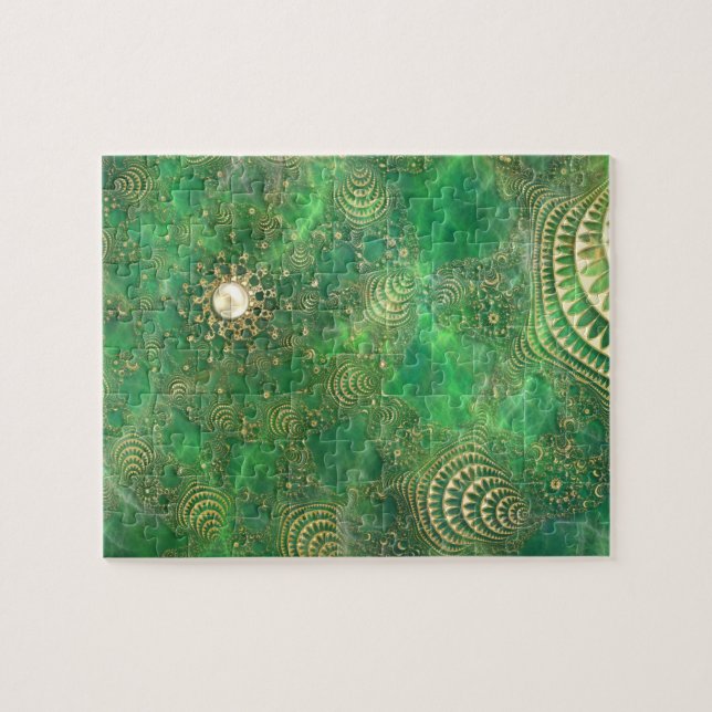 Sous le puzzle de la mer d'Emeraude (Horizontal)