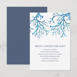 Sous le Sea Book For Baby Insert Invitation
