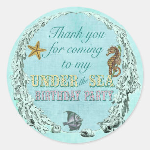 Sous le Sticker Merci Sea Party