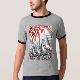 Sous le T-shirt de sonnerie de surveillance
