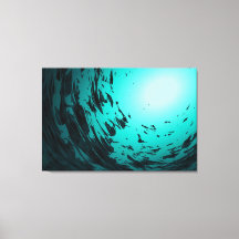 Sous l'eau - Impression de toile