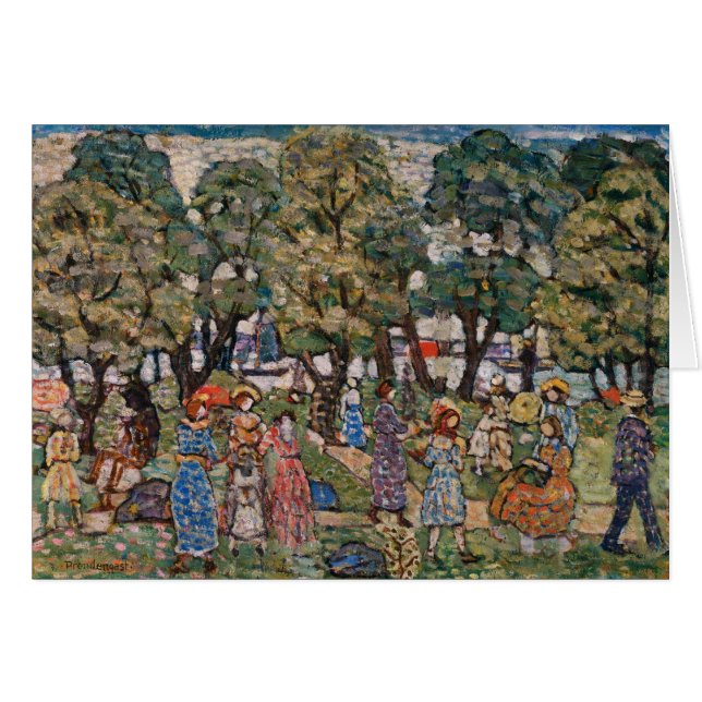 Sous les arbres de Maurice Prendergast, Art (Devant horizontal)