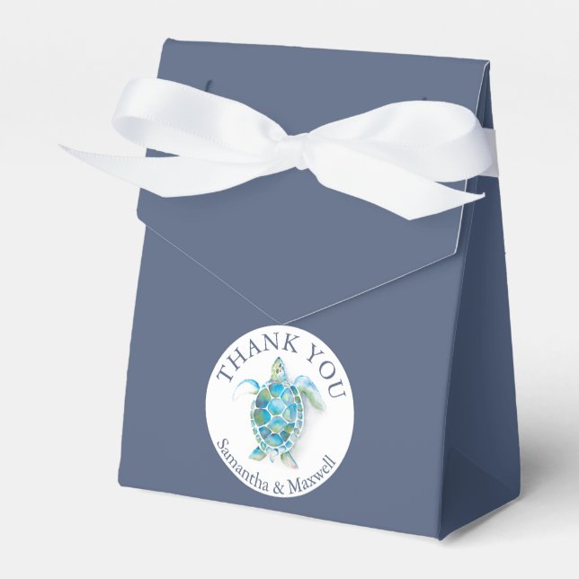 Sous les Ballotins du Baby shower marin (Verso)