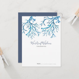 Sous Les Cartes De Conseils Du Baby shower De Mer