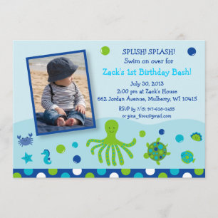 Sous les invitations d'anniversaire de réception
