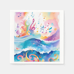 Sous les serviettes en papier marin