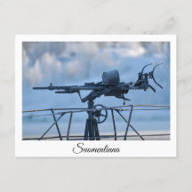 Sous-marin Vesikko en Suomenlinna carte postale