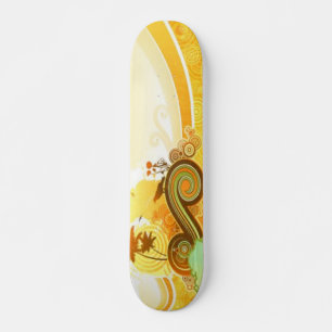 Sous un panneau de pointage Sun Skateboard