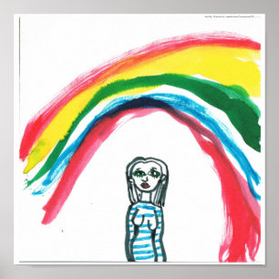 Sous Une Impression Arc-En-Ciel