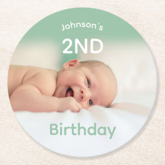 Sous-verre photo personnalisé pour anniversaire ve