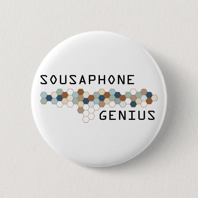 Sousaphone-Genie Button (Vorderseite)