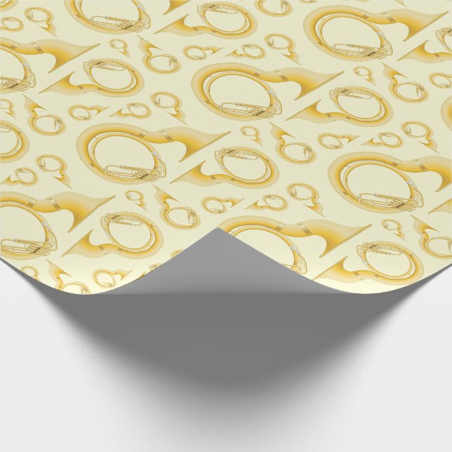 Sousaphone Marching Band Music Teacher Musiker Geschenkpapier (Ecke)