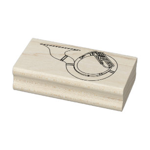 Sousaphone Marching Band Music Teacher Musiker Gummistempel