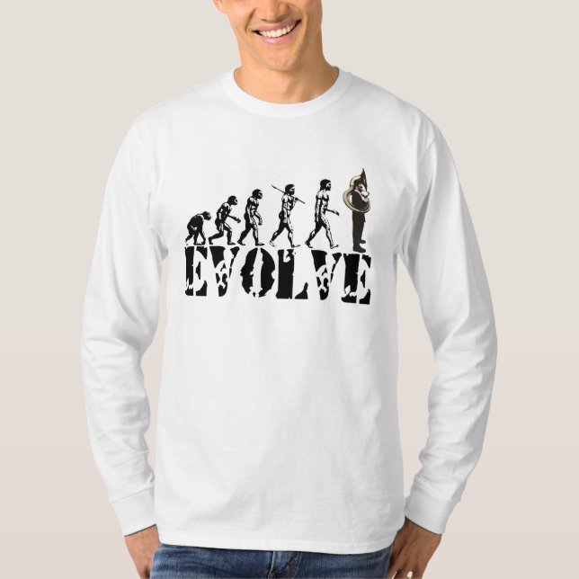 SousaphoneTubatubas-Evolutions-Musical-Kunst T-Shirt (Vorderseite)