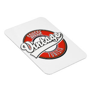 Sousse tunisia Vintages Logo Magnet