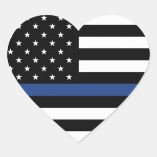 Soutenez les autocollants bleus de coeur,