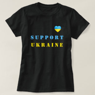 Soutenez L'Ukraine T-shirt ♡ Drapeau De L'Ukraine