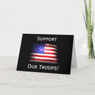 Soutenez Nos Troupes ! Carte de vœux