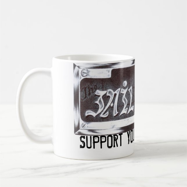 Soutenez votre tasse locale de récidiviste de (Gauche)