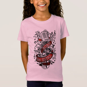 Soutenu pour chanter des T-shirts