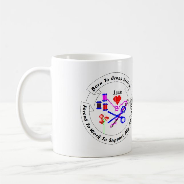 Soutenu pour croiser la tasse de point (Gauche)