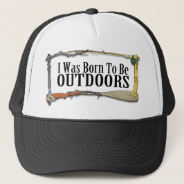 Soutenu pour être dehors casquette