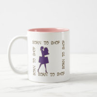 Soutenu pour faire des emplettes tasses drôles