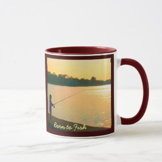 Soutenu pour pêcher la tasse - sonnerie