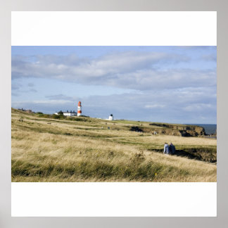 Souter Lighthouse Print Poster