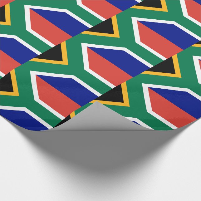 South Africa Flag Geschenkpapier (Ecke)