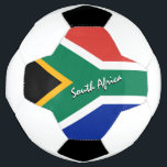 South Africa Football & African Flag / Sport Fußball<br><div class="desc">Fußball-Ball: Südafrika & Südafrikanische Flagge Fußball personalisierter Name - Liebe mein Land,  Lieblingsteam,  Parkmeister,  Patrioten / Sportfans</div>
