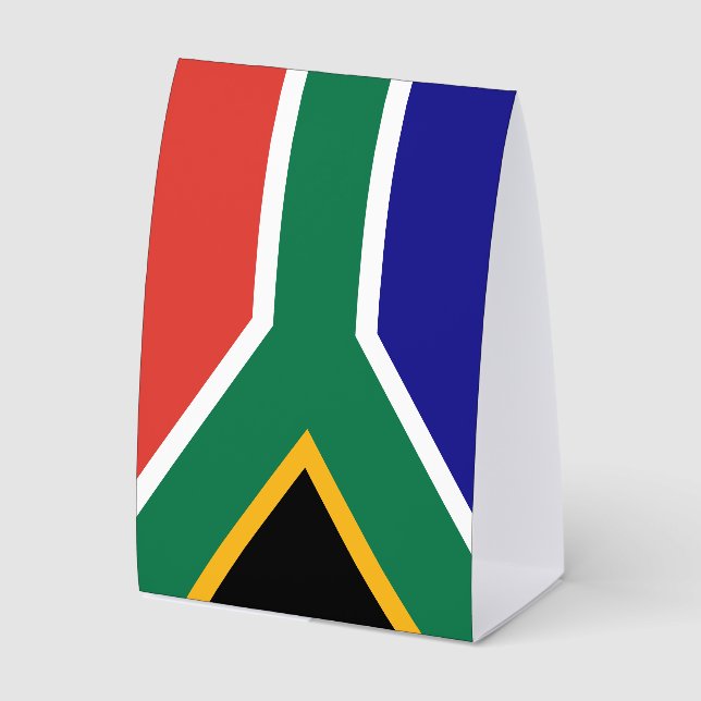 South African Flag Tischaufsteller (Vorderseite)