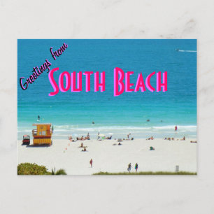 ~South Beach~ CARTE POSTALE