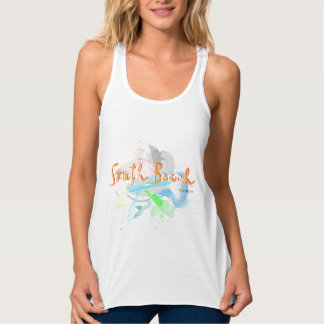 South Beach, FL abstrakter Cooler T - Shirt