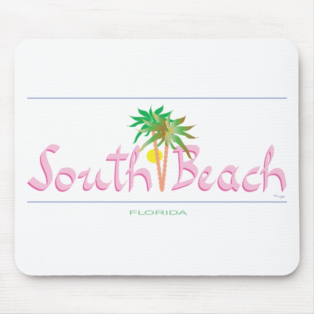 South Beach, FL Mousepad (Vorne)
