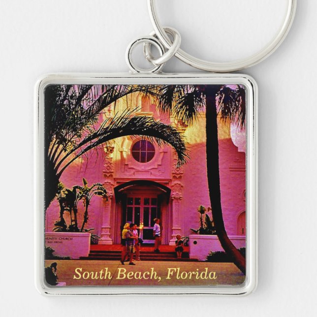 South Beach, Florida Schlüsselanhänger (Vorne)