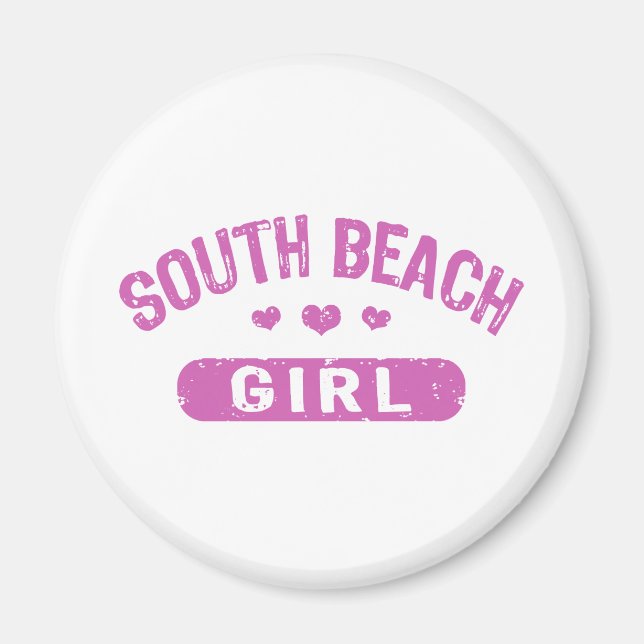 South Beach Girl Magnet (Vorne)