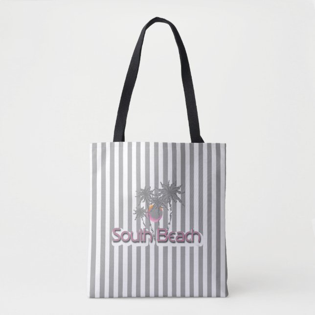 South Beach Miami, FL, Tropical, Cool Tasche (Vorderseite)