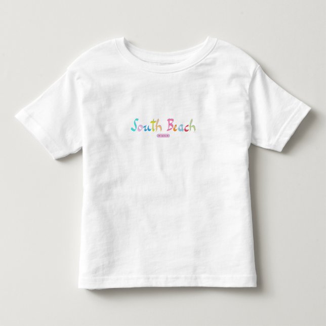 South Beach - Miami, Florida est. 1870 Kleinkind T-shirt (Vorderseite)