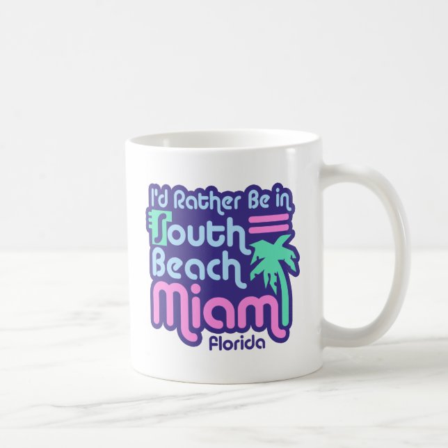 South Beach Miami Kaffeetasse (Rechts)