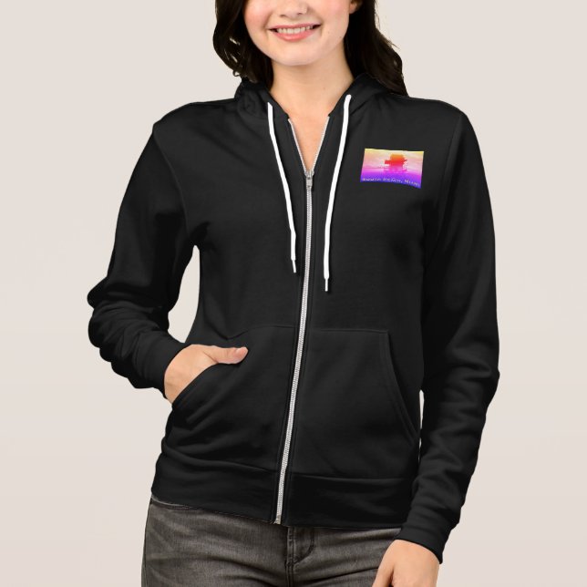 South Beach, Miami Lifeguard Tower (Ocean Rescue) Hoodie (Vorderseite)