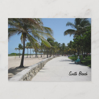 South Beach Postkarte