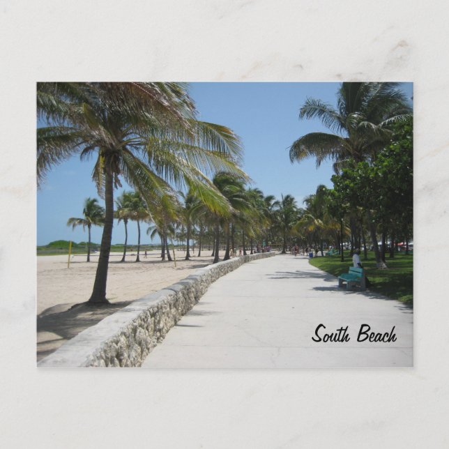 South Beach Postkarte (Vorderseite)