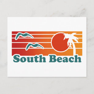 South Beach Postkarte