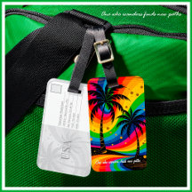 [South Beach Vibes] Farbige tropische Palme