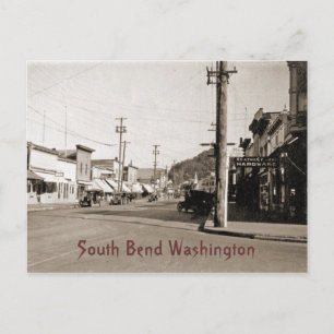 South Bend Washington circa 1925 Postkarte