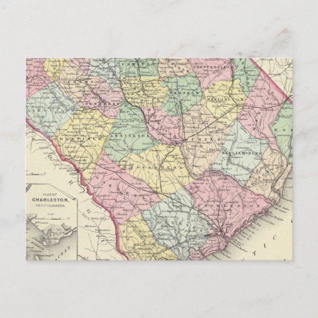 South Carolina 5 Postkarte (Vorderseite)
