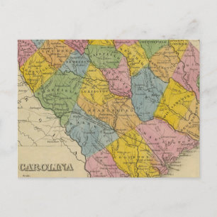 South Carolina 9 Postkarte