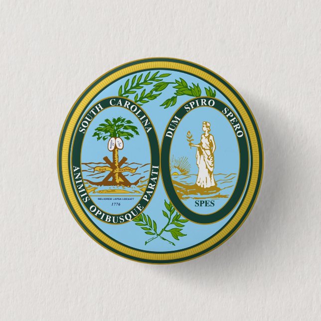South Carolina Button (Vorderseite)