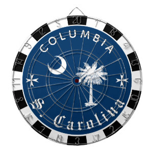 South Carolina Dartboard, Carolina Flag Dartboard  Dartscheibe